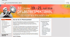 Desktop Screenshot of pflasterspektakel.at