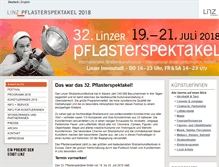 Tablet Screenshot of pflasterspektakel.at